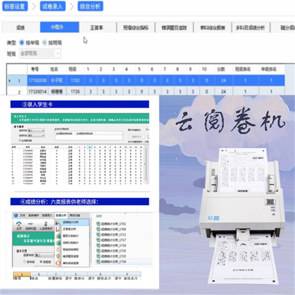 南昊云阅卷机,试卷阅读机,如何使用光标阅读机