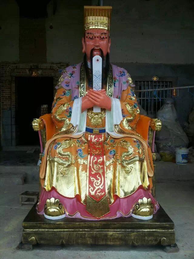 1.8米彩绘玉皇大帝,玉皇大帝铜像价格,纯铜造像厂家